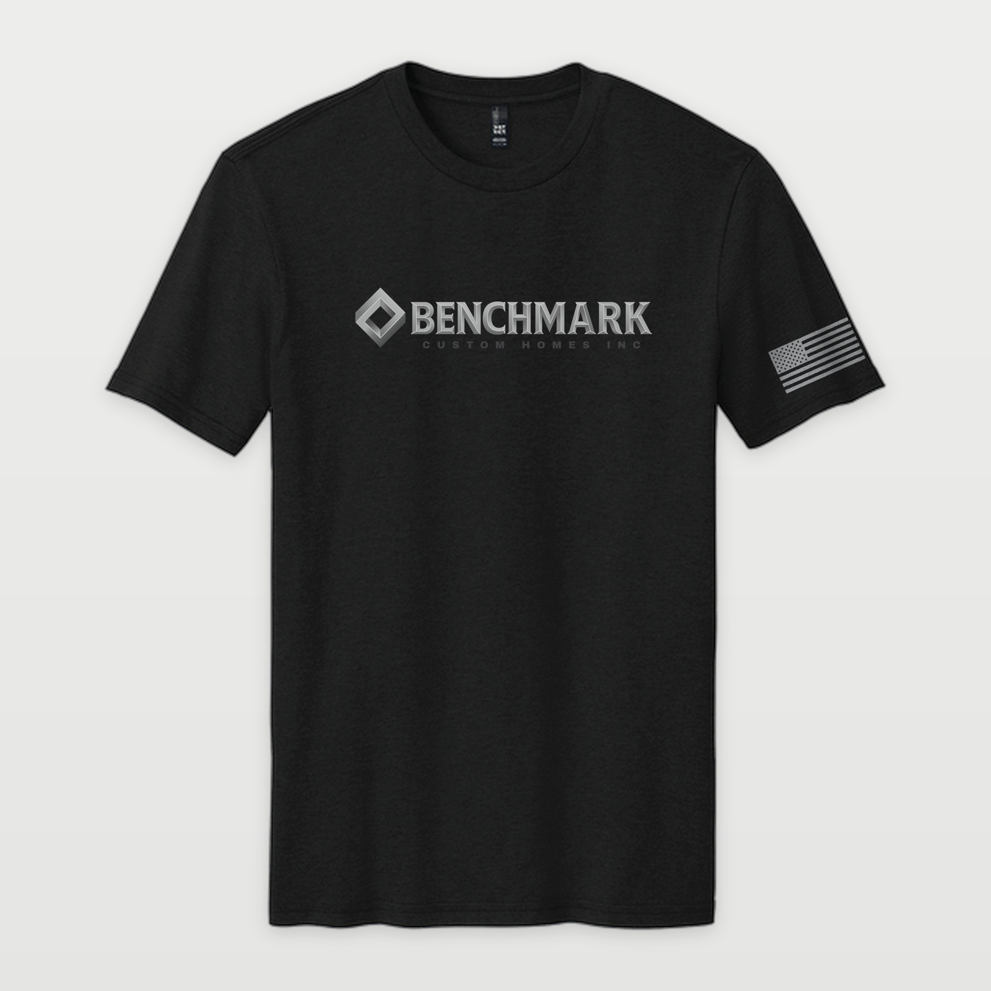 Benchmark Logo Tee in Black